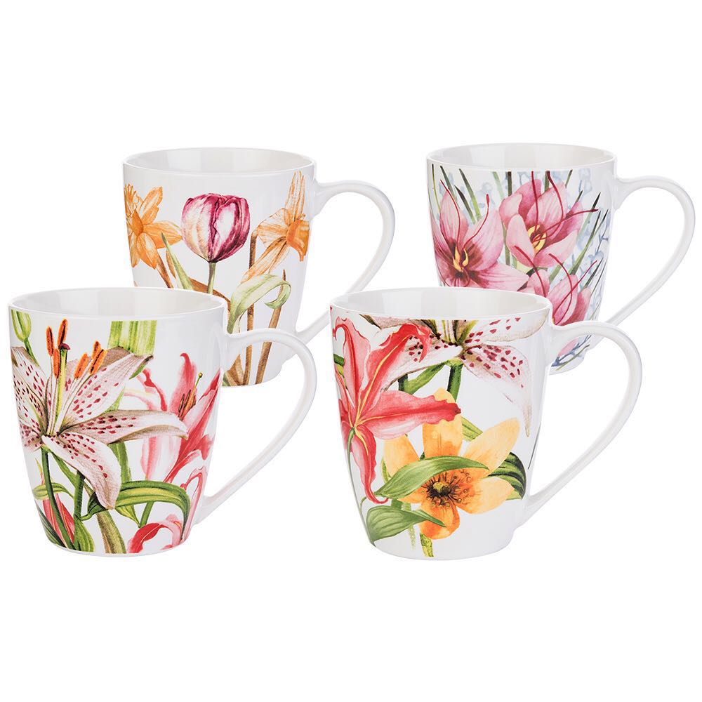 Midsummer Fine China Tea Mugs - Set of 4 – The Wishing Chair