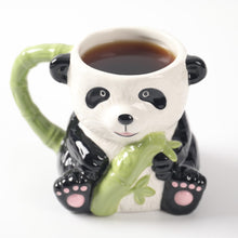 Load image into Gallery viewer, Panda 17oz Ceramic Coffee Tea Mug, Hand Painted